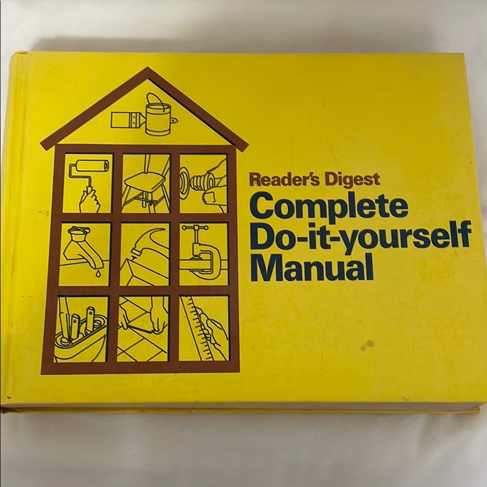 Vintage 1977 Reader's Digest Complete Do-it-yourself Manual Hardcover Book